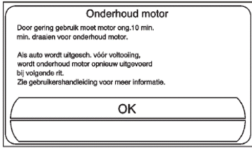 Onderhoudsmodus motor (EMM)