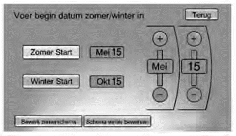 Stroomtariefschema selecteren