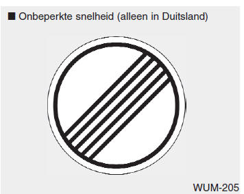 Snelheidslimietinformatiefunctie (SLIF) 