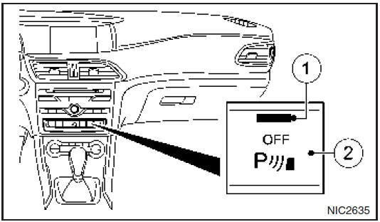 PARKEERSENSORSYSTEEM OFF-SCHAKELAAR