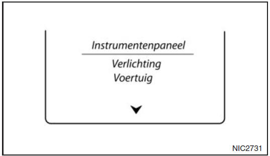 Instellingenmenu