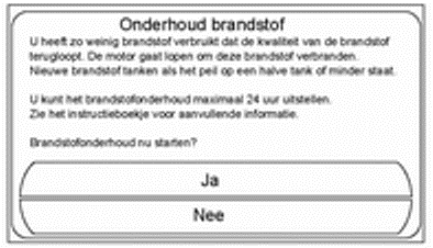 Onderhoudsmodus motor