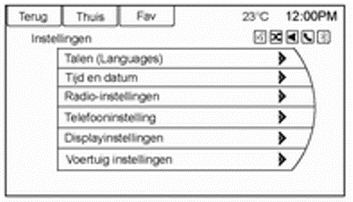 Menu's Personaliseren