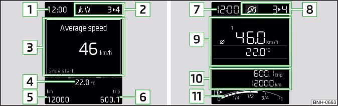 Afb. 33 Displaytypes: MAXI DOT / segmentdisplay