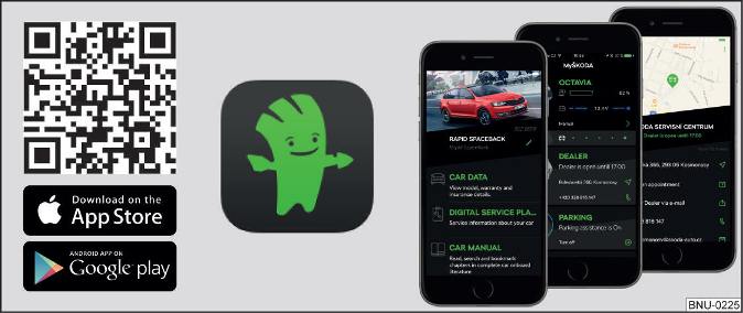 De MyŠKODA App applicatie is beschikbaar voor apparaten met het besturingssysteem Android (Google) en iOS (Apple).